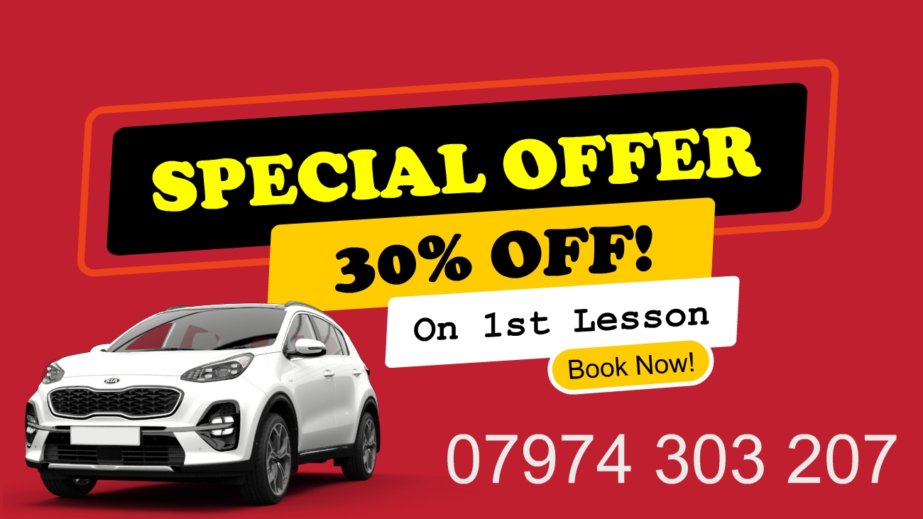 Special Offer - 30% OFF On Your 1st Driving Lesson - GP Driving School Sale